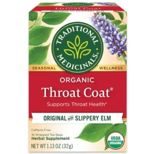 Organic Soothing Throat Herbal Tea - 16 Sachets