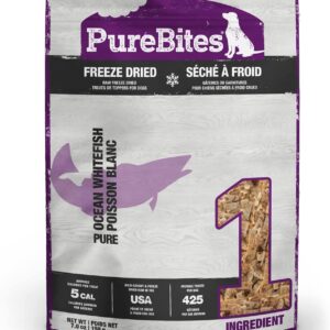 Whitefish Freeze-Dried Dog Treats - All-Natural Protein Snack