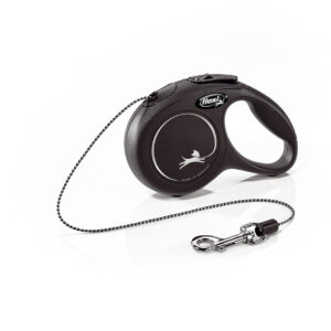 Flexi Giant Retractable Dog Leash - Medium, 26 ft, Black/Neon Yellow